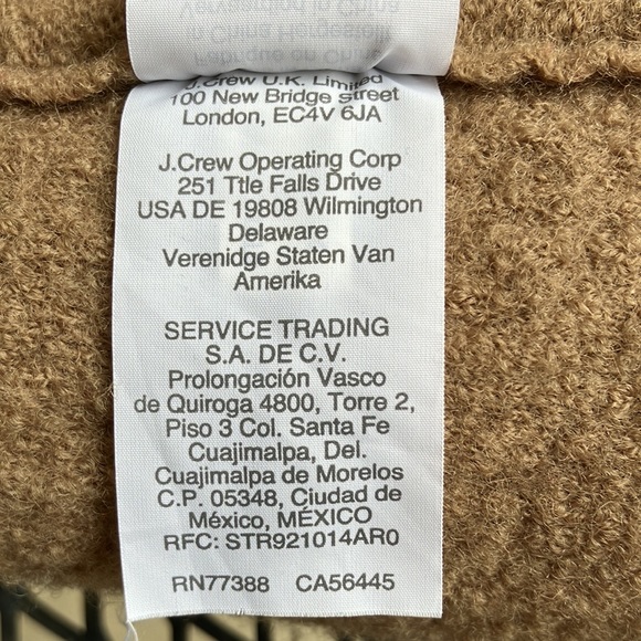 J Crew Daphne Italian Boiled Wool Coat - Picture 10 of 11